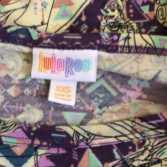 🎀 3/$20 Lularoe‎ women’s XXS Disney Princess Gigi tee - Picture 4 of 7